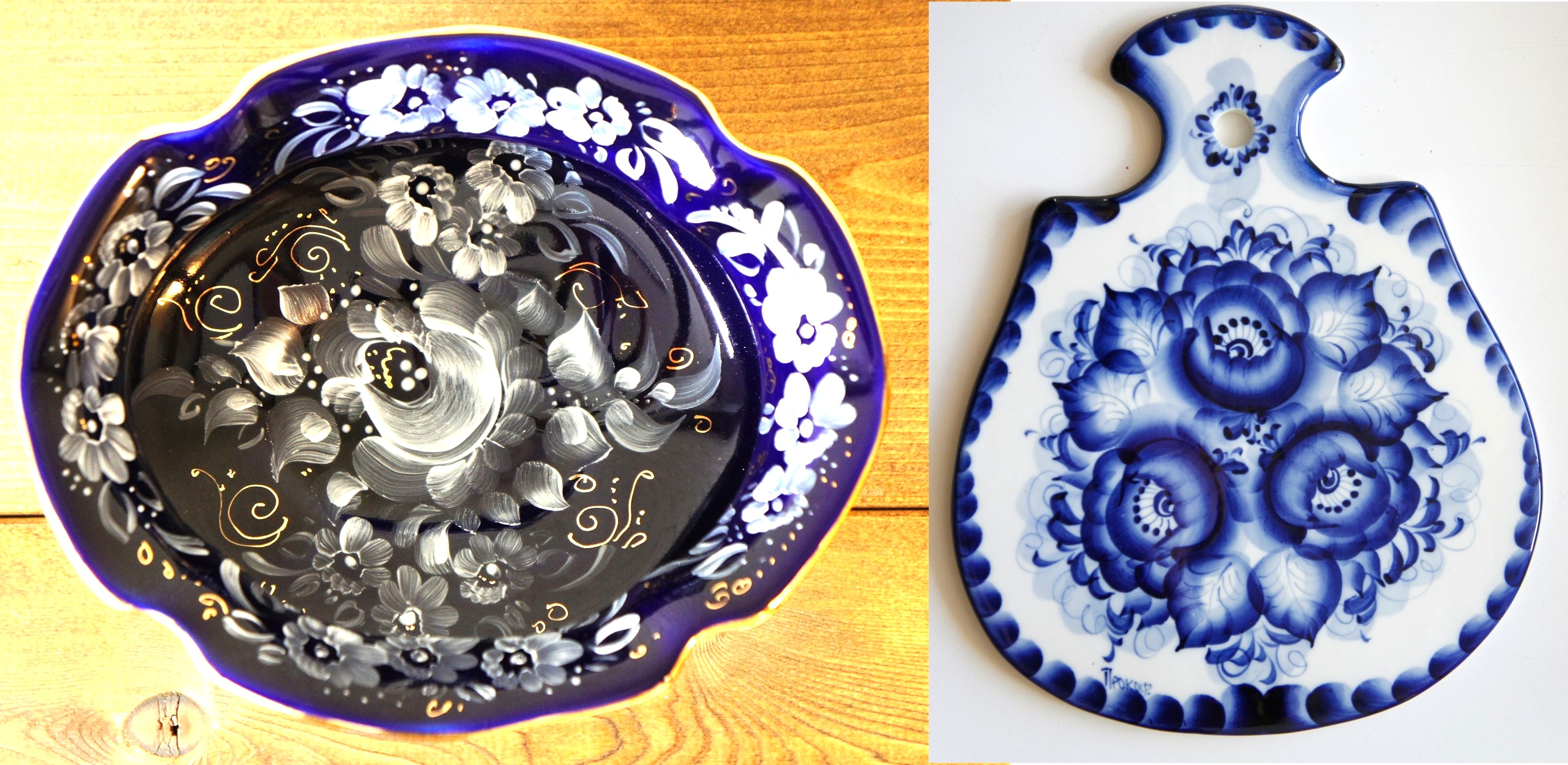 民族衣装マトリョーシカ 5ピース ＜グジェーリ模様＞ /15.3cm