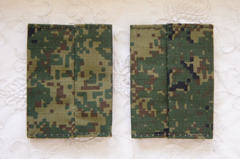 ロシア軍 デジタルフローラ 布製階級肩章2個セット 通常・式典用 各種